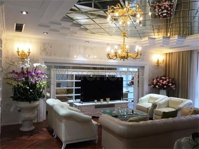 Thi công bộ bàn ghế sofa phòng khách căn hộ chung cư Hà Đô đẹp