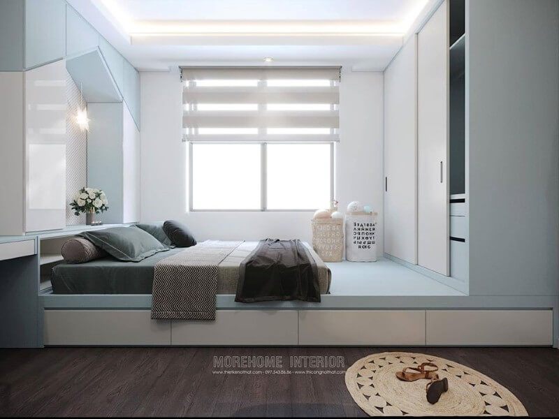 Thiết kế nội thất phòng ngủ chung cư cho bé trai