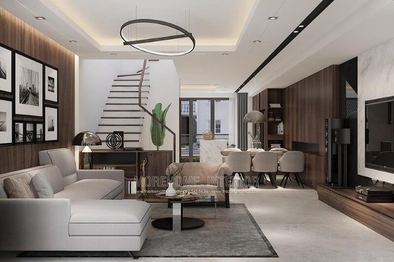 Tạo ra một thiết kế nội thất hiện đại cho phòng khách, phòng ăn của các căn hộ, biệt thự, nhà phố và nhà liền kề.